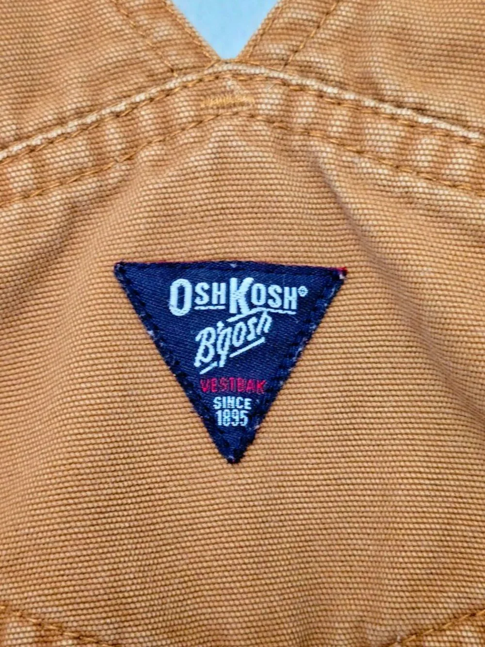 OshKosh B’gosh Khaki Handyman Overalls – Infant Size 12 Months
